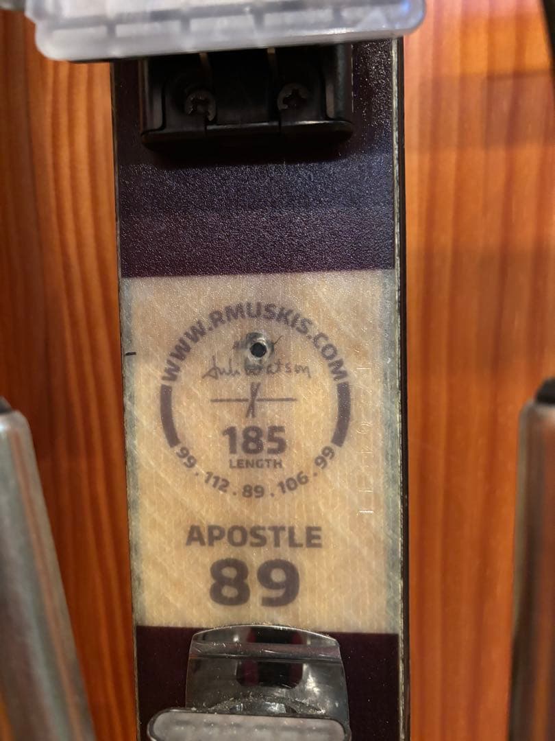 RMU Apostle スキー 89mm 185cm Wood 板のみ