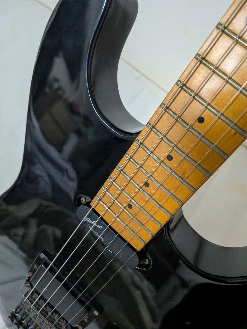 エレキギター メーカー不明　select by EMG ピックアップ搭載