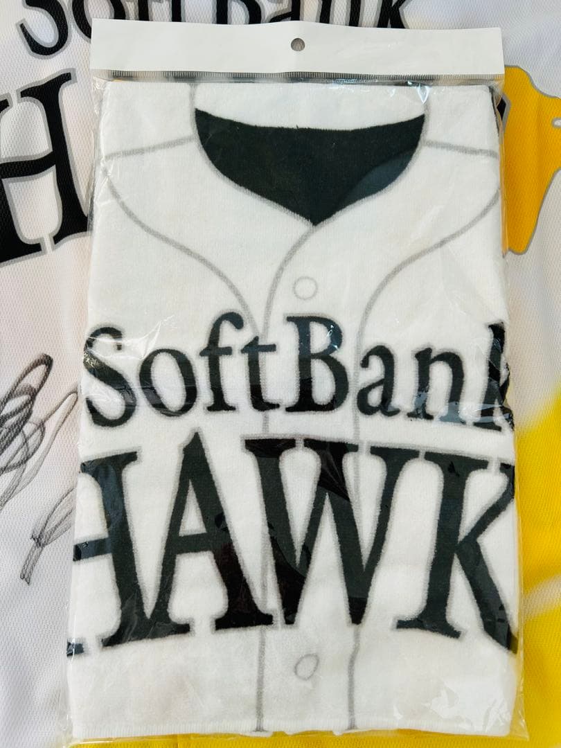 SoftBank HAWKS 直筆柳田悠岐サイン入りユニフォーム タオル付