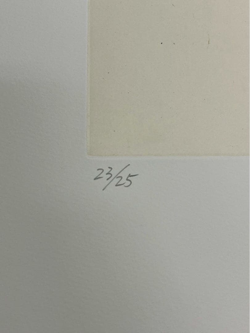 舟越桂 森に浮くスフィンクス 2008年 銅版画 直筆サイン