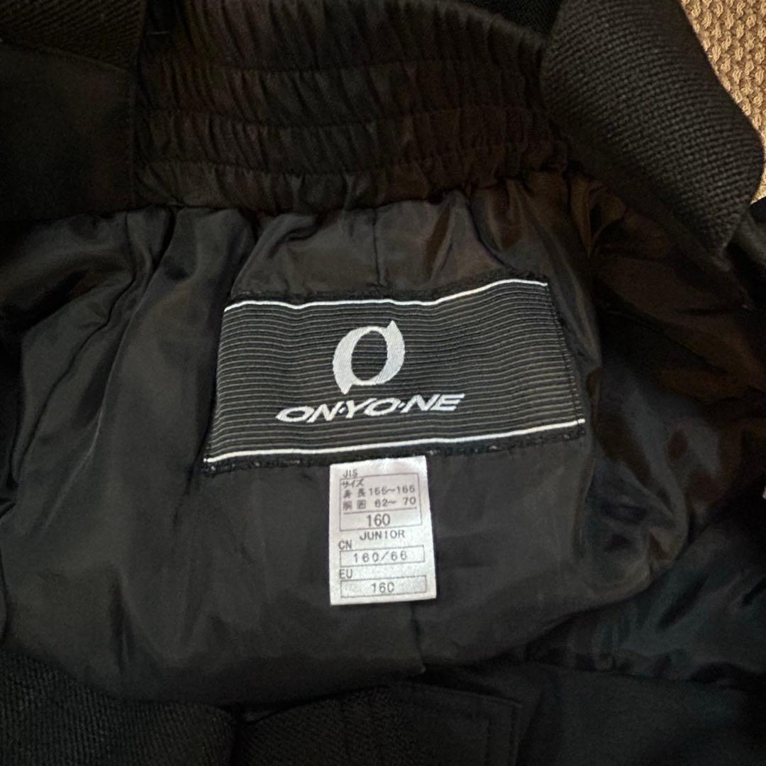 オンヨネ　ON-YO-NE スキー　スノボ　ウェア　上下　セット　青　160cm