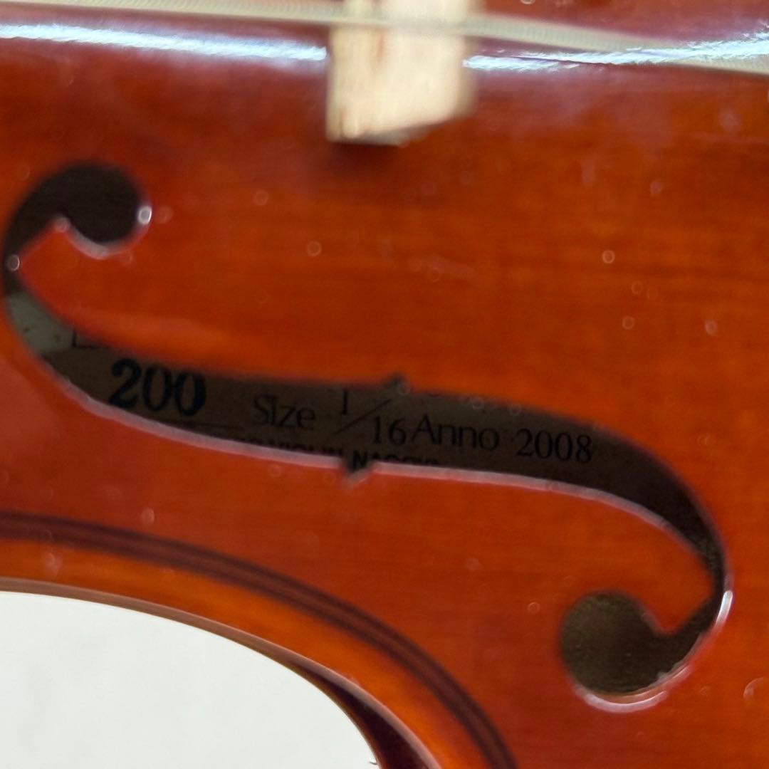 Suzuki スズキ バイオリン No.200 1/16サイズ 弦楽器 ケース付