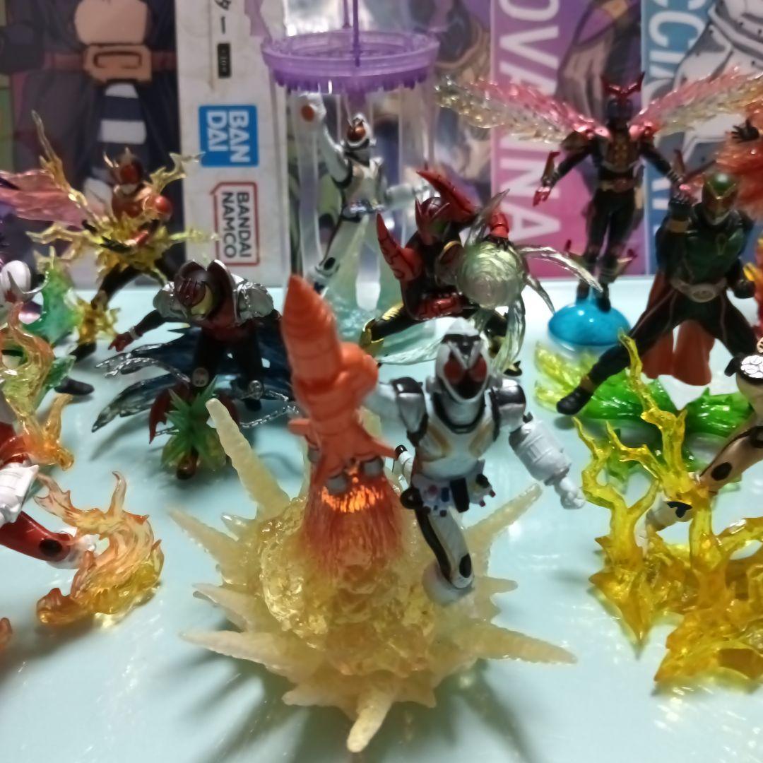 仮面ライダー　シチュエーション　特撮フィギュア 16体セット バンダイ