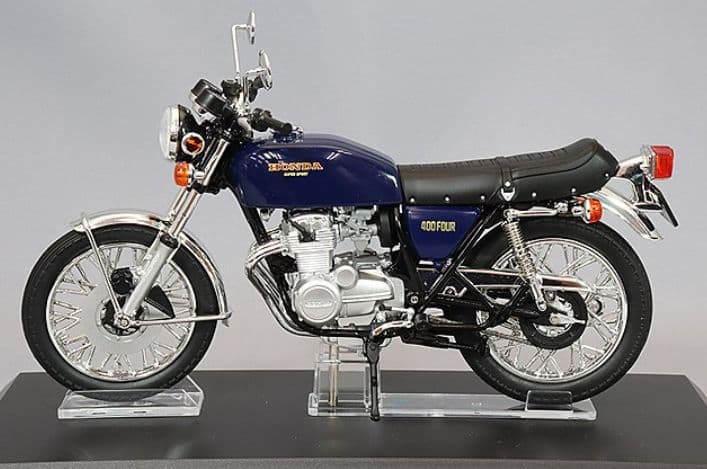 アオシマ スカイネット 1/12 ホンダ CB400FOUR バーニッシュブルー