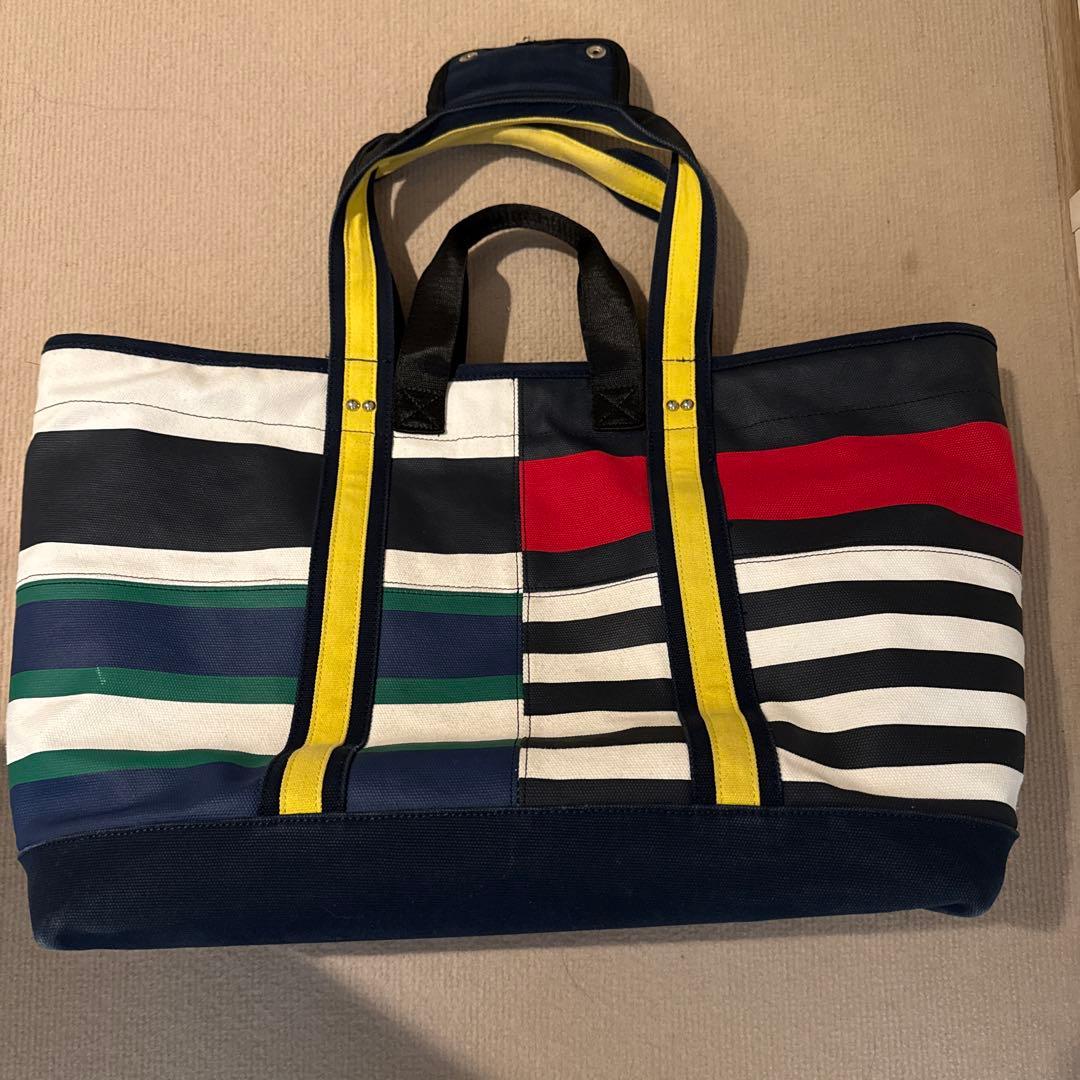 PEARLY GATES ストライプ ゴルフバッグ　ロッカーバッグ