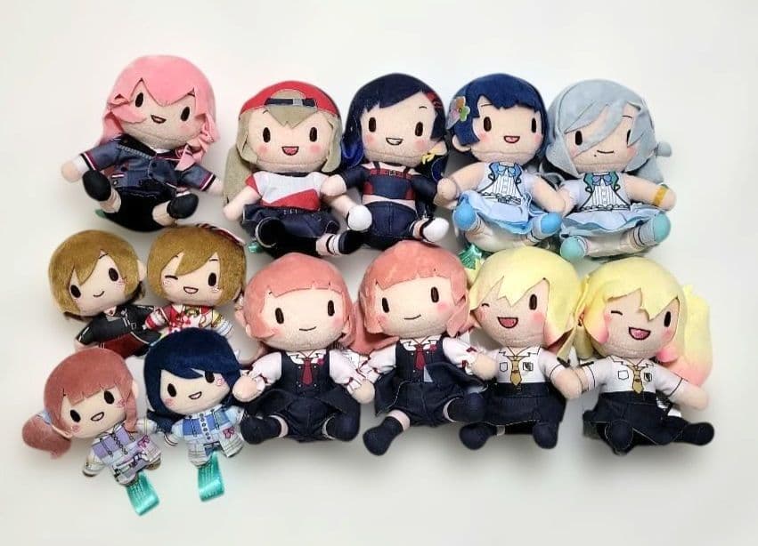 プロセカ ふわぷちミニぬいぐるみ・マスコット　13点　まとめ売り