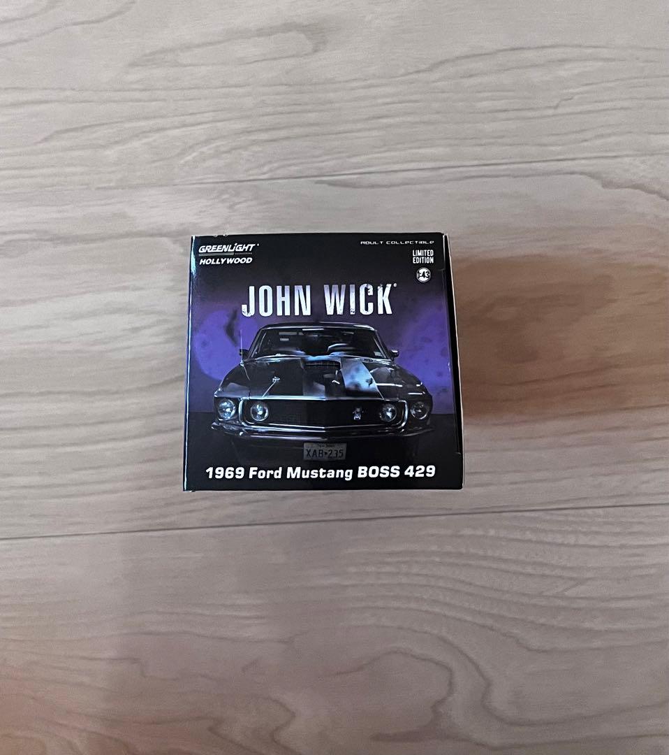 ミニカー JOHN WICK 1969 Ford Mustang BOOS 429