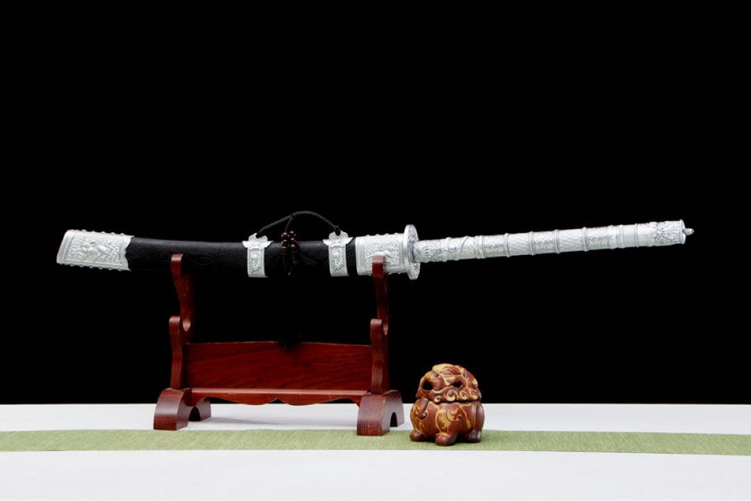 キリン宝刀-マンガン鋼 模造刀 居合刀 武士道 武具 漢剣 手鍛造打