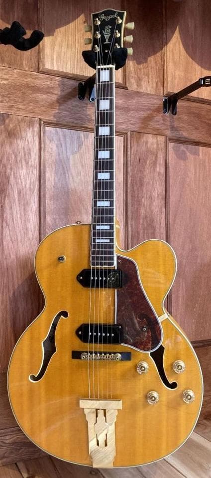 トップ単板&P90搭載ギブソンL-5タイプ超希少美良品！GOSPEL LEC