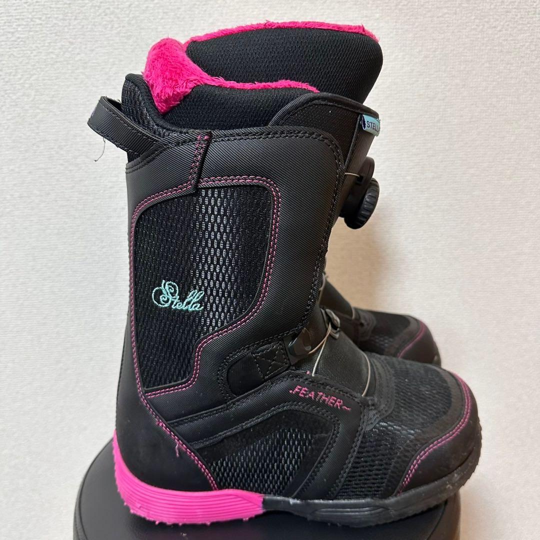 美品✨STELLA FEATHER レディース スノーボードブーツ 22.5cm