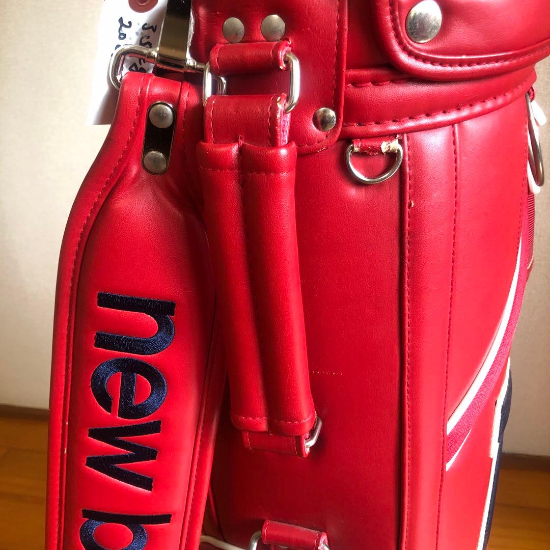 ニューバランス Newbalance キャディバック 赤 フード付き 3.5kg