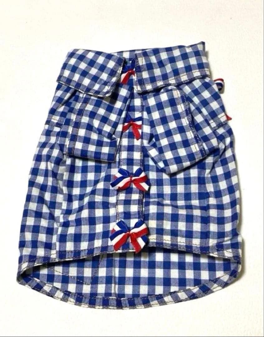 for pets only フォーペッツオンリー 　　　　ギンガムチェックシャツ