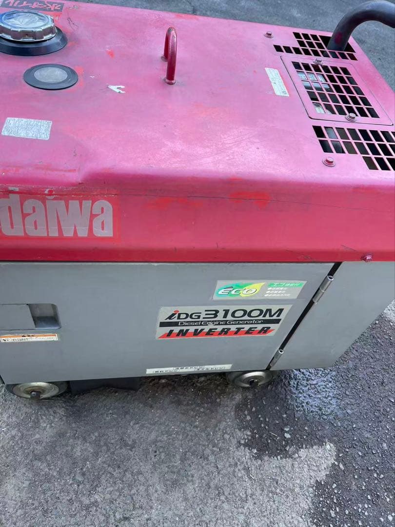 インバーター搭載 shindaiwa IDG3100M ディーゼル （B862)