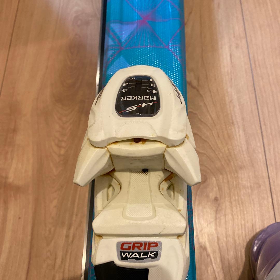 子ども用　ジュニア　スキーセット（板110cm 　スキーブーツ22cm）