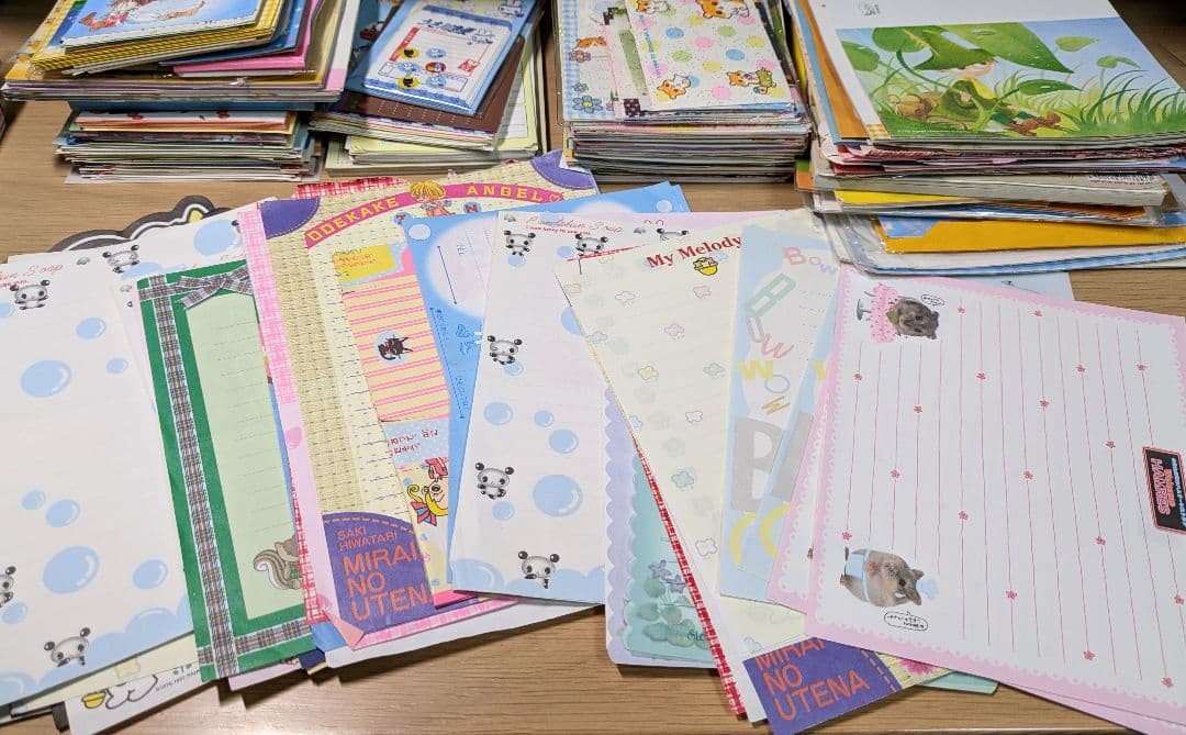 平成レトロ メモ帳 バラメモ 大量 便箋 まとめ売り 平成女児