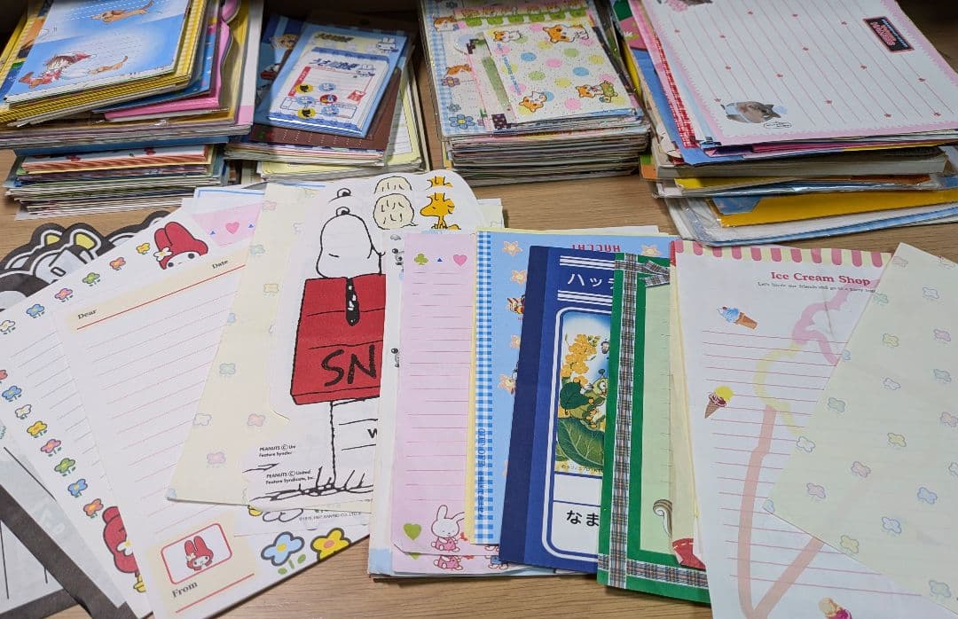 平成レトロ メモ帳 バラメモ 大量 便箋 まとめ売り 平成女児