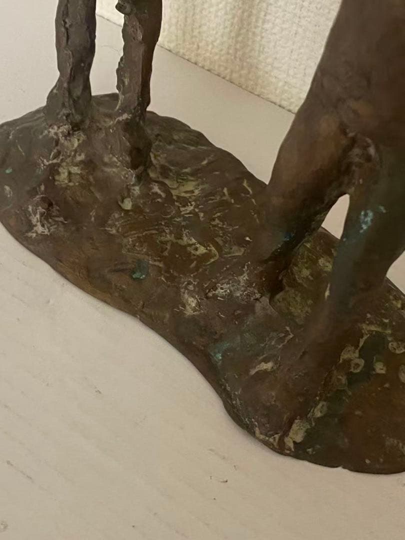 銅像 置物 レトロ 年代不明 現壮品