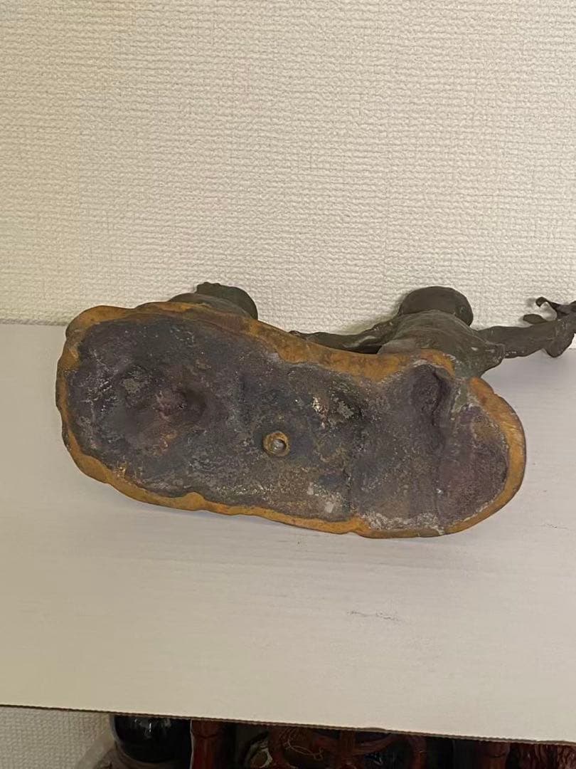 銅像 置物 レトロ 年代不明 現壮品