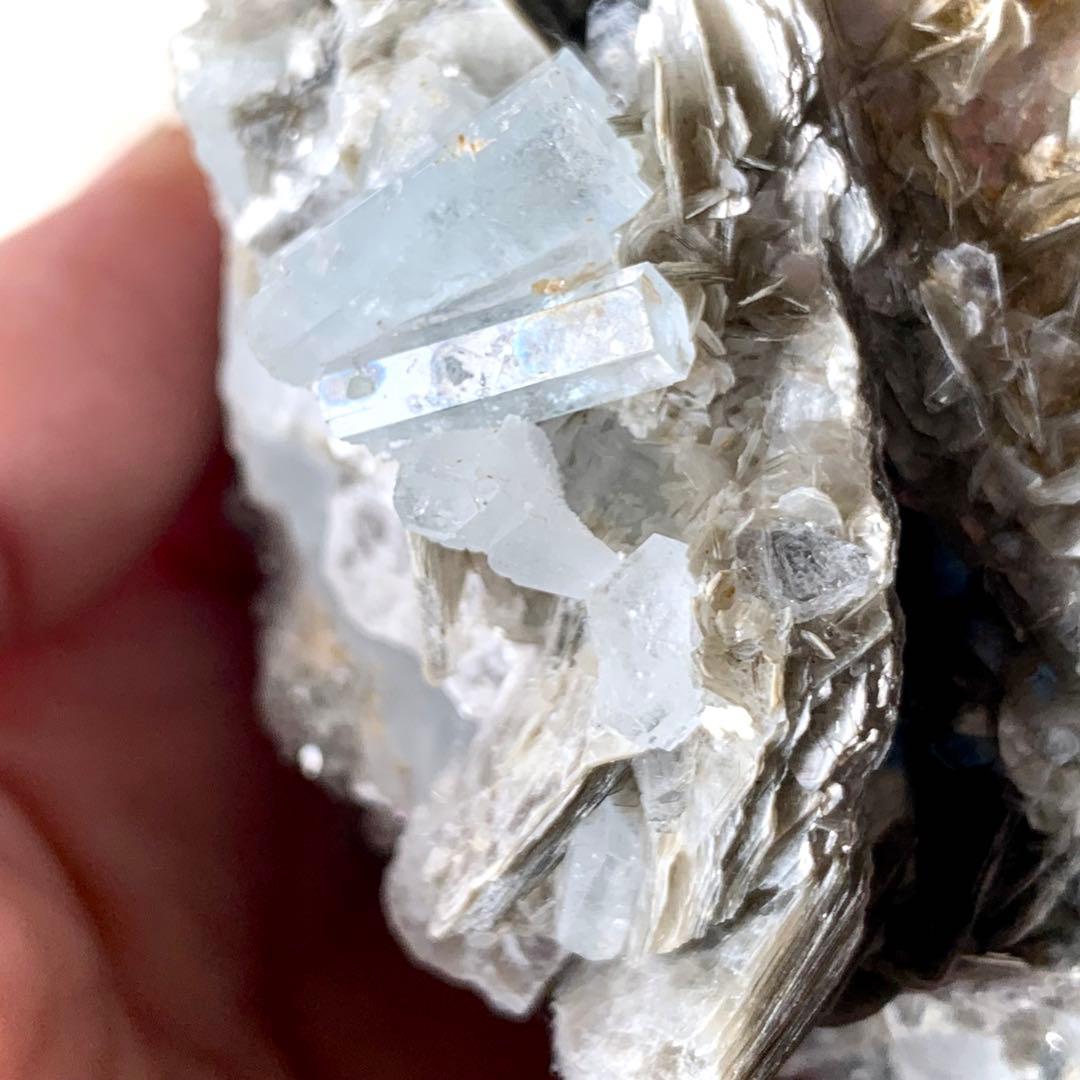 アクアマリン×モスコバイト共生標本-8