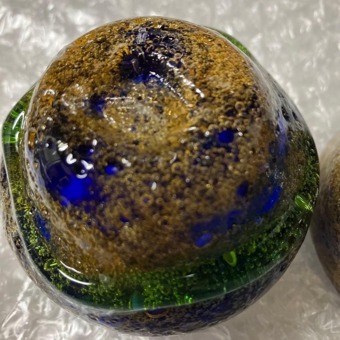 稲嶺盛吉　泡ぐい呑み2点