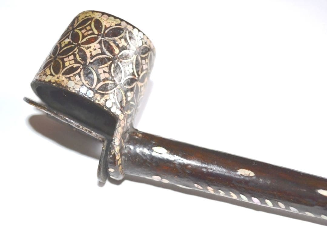 貝螺鈿矢立　Yatate decorated w/h pieces-shell