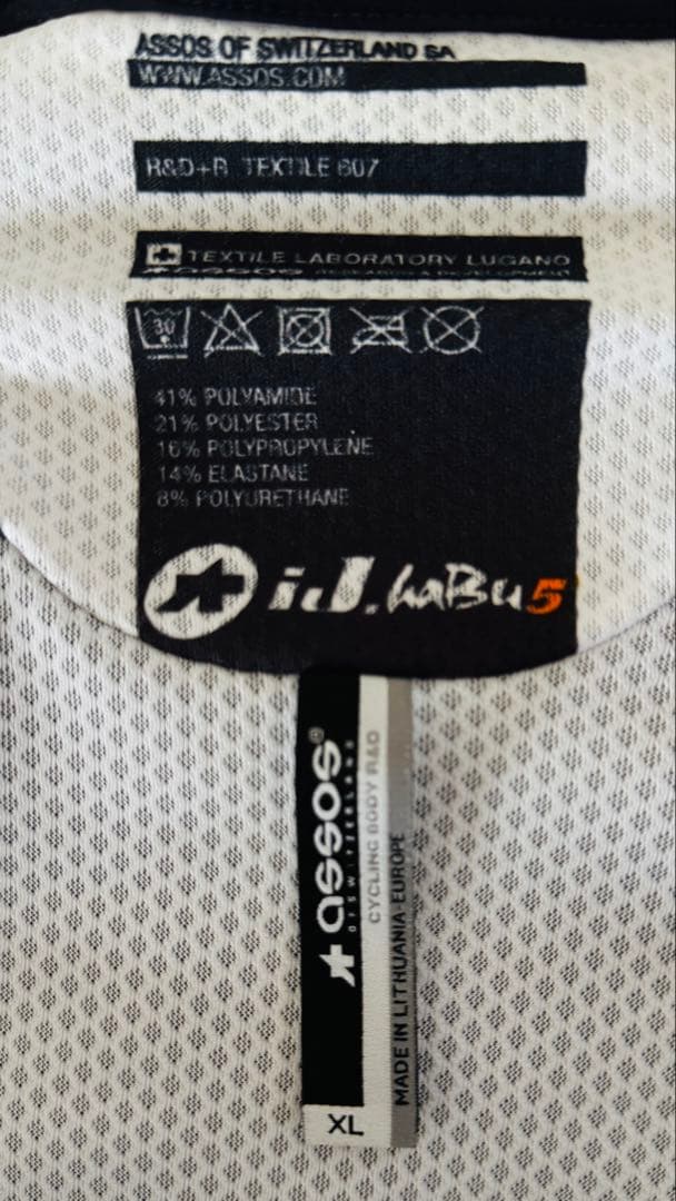 【USED】メンズXL: ASSOS iJ.haBu5 EarlyWinter