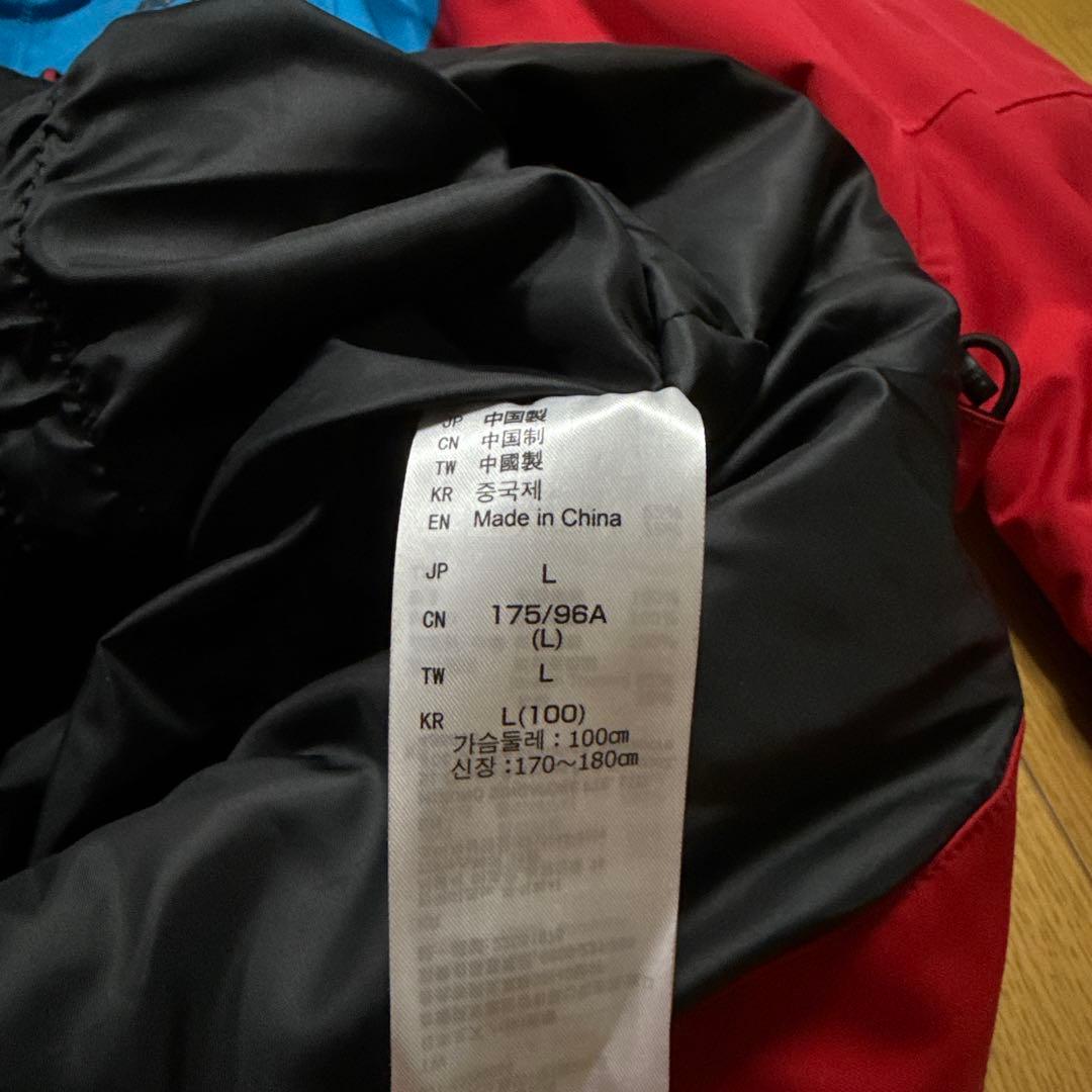 MIZUNO ミズノ スキーウェア 上下 Lサイズ オーダーカラーレッド×ブルー