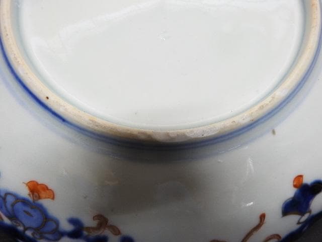 伊万里　色絵輪花皿　MA277