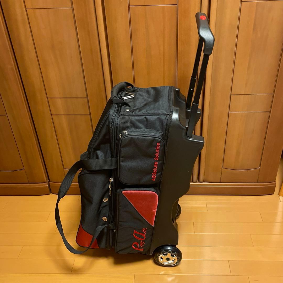 ABS PRO・am ボウリング バッグ 3ボール用　カート　キャリア