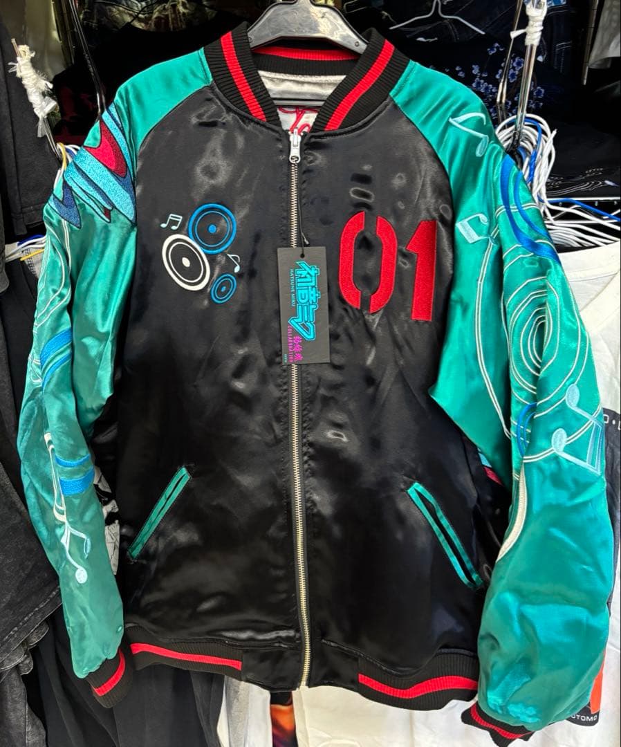 限定 絡繰魂×初音ミク リバーシブル スカジャン Mサイズ