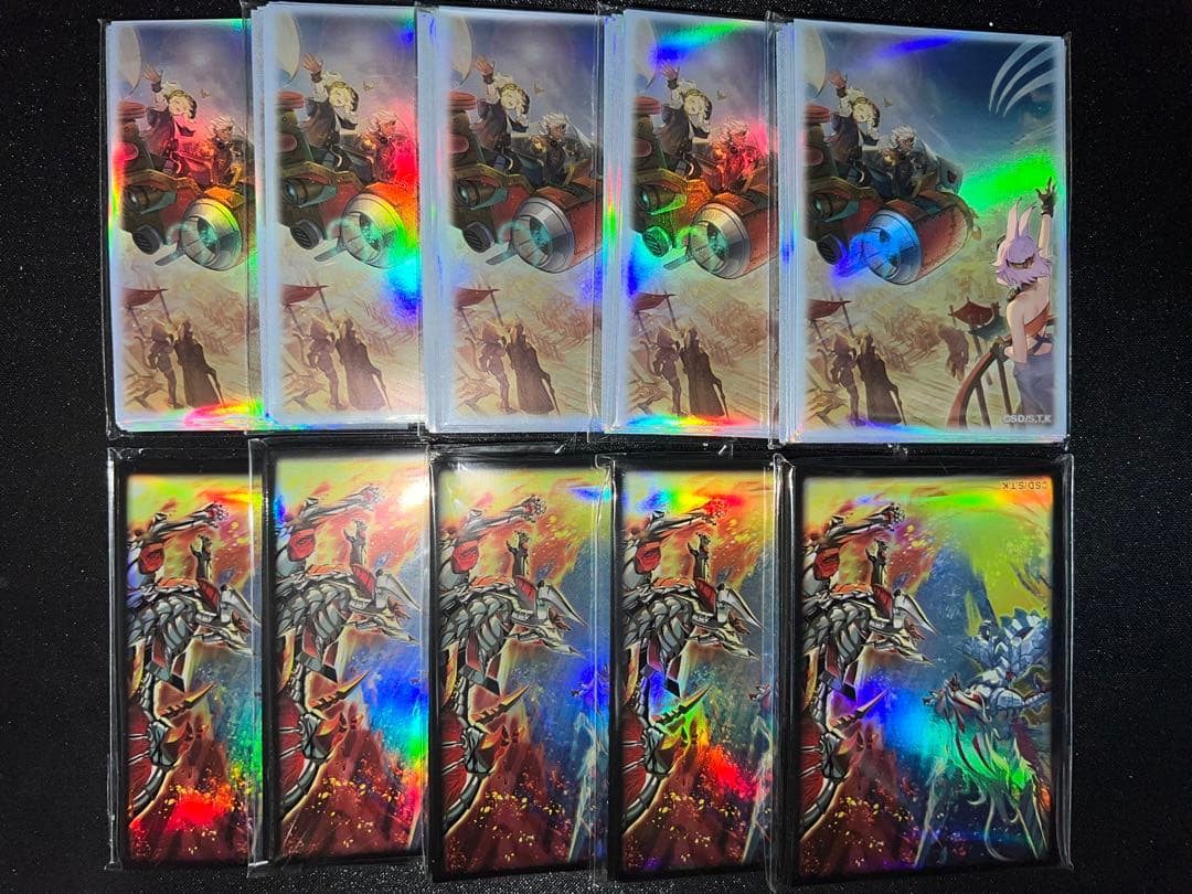 【遊戯王公式スリーブ】開かれし大地100枚　烙印融合100枚