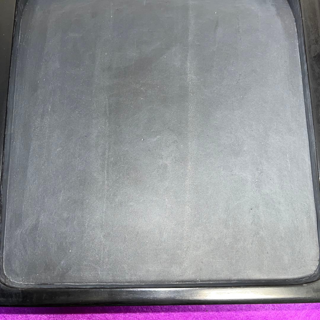 ⭕️雨畑硯　超大型長方硯　玄林雨畑　甲州銘石　硯界最高5kg近く