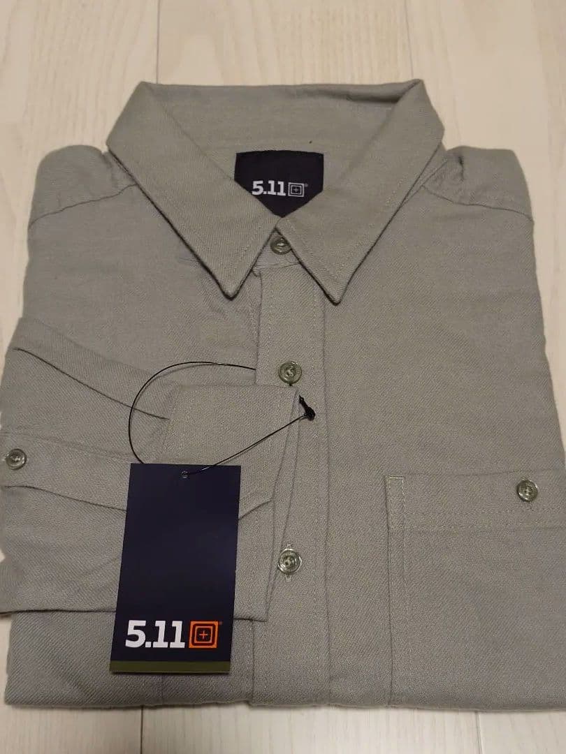 個人装備 5.11 SILVERWOOD SOLID FLANNEL L/S SHIRT