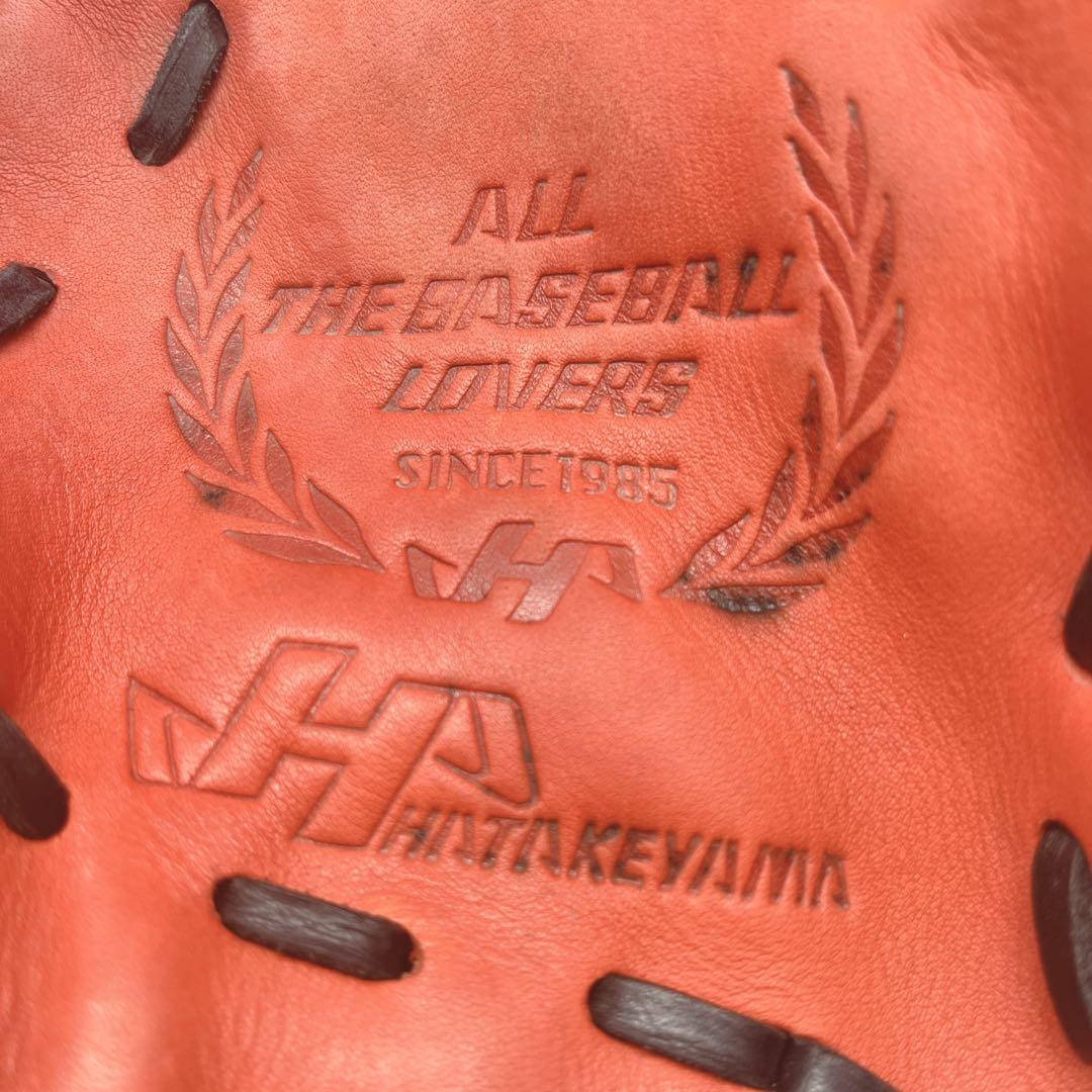 ハタケヤマ　軟式外野用　グローブHATAKEYAMA ブラウン