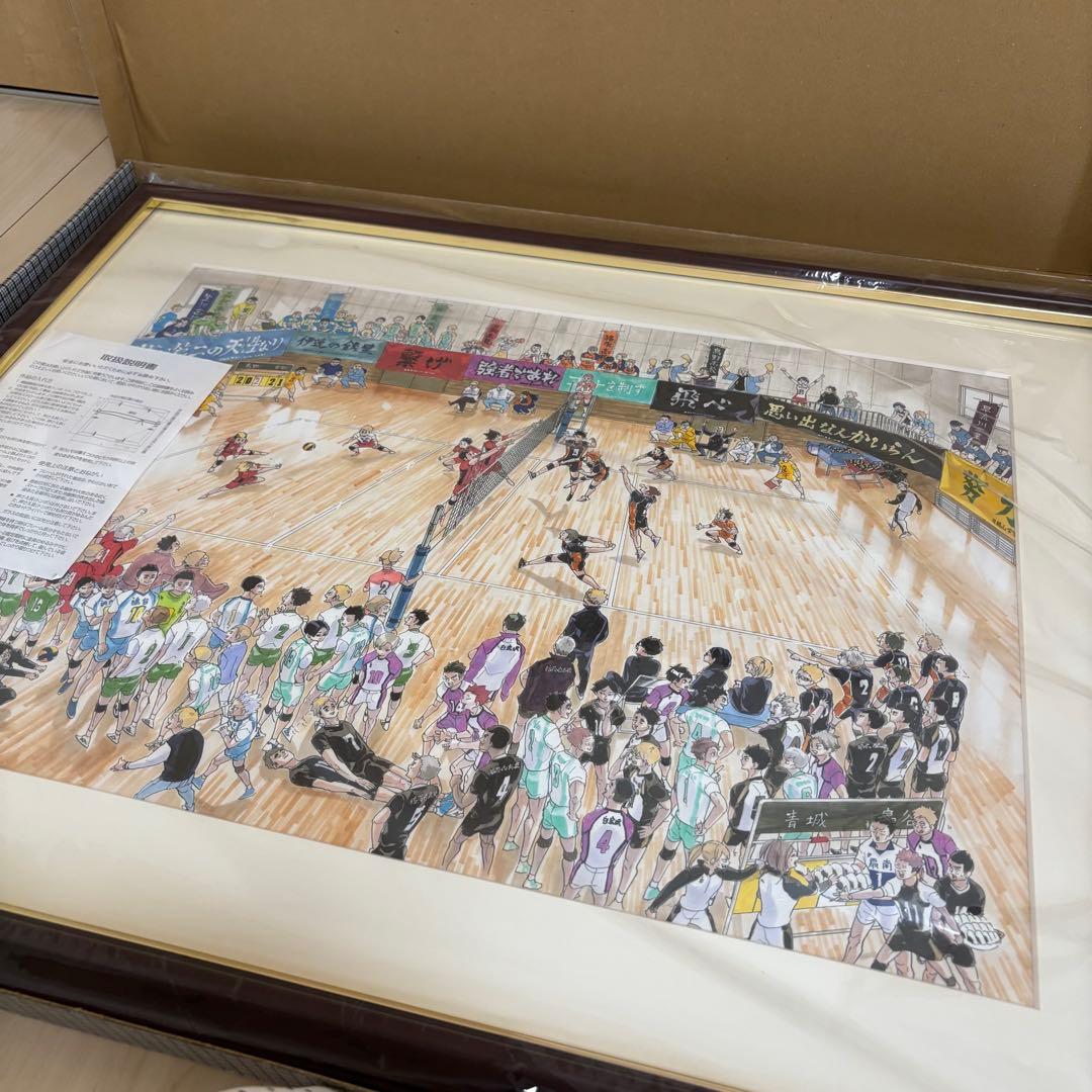♡新品未使用♡販売終了品♡レア♡ハイキュー展 ハイキュー 複製原画 挑戦者たち