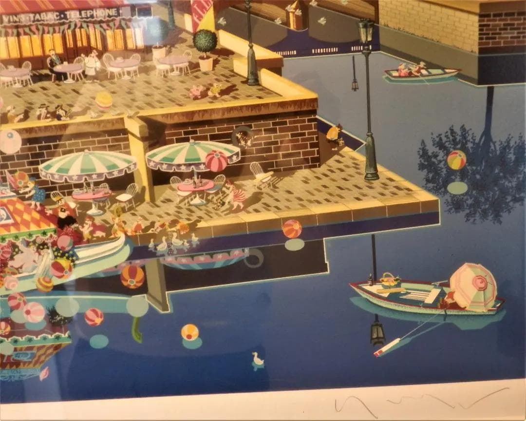 ヒロ ヤマガタ マリッジ／結婚式 超レア品 シルクスクリーン 版画 自筆サイン