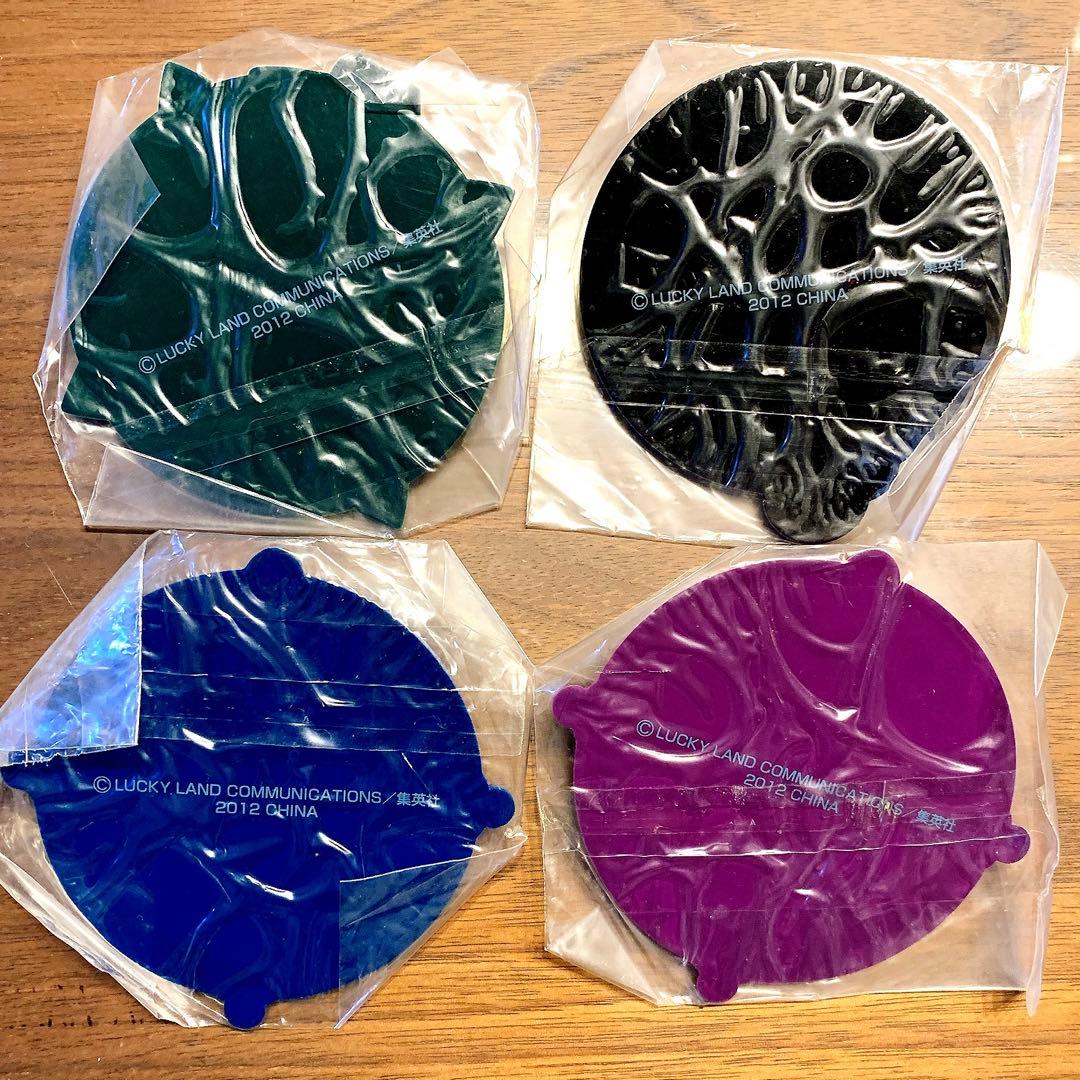 【新品・未開封】ジョジョ　第5部　ラバーコースター　4個セット　レア★