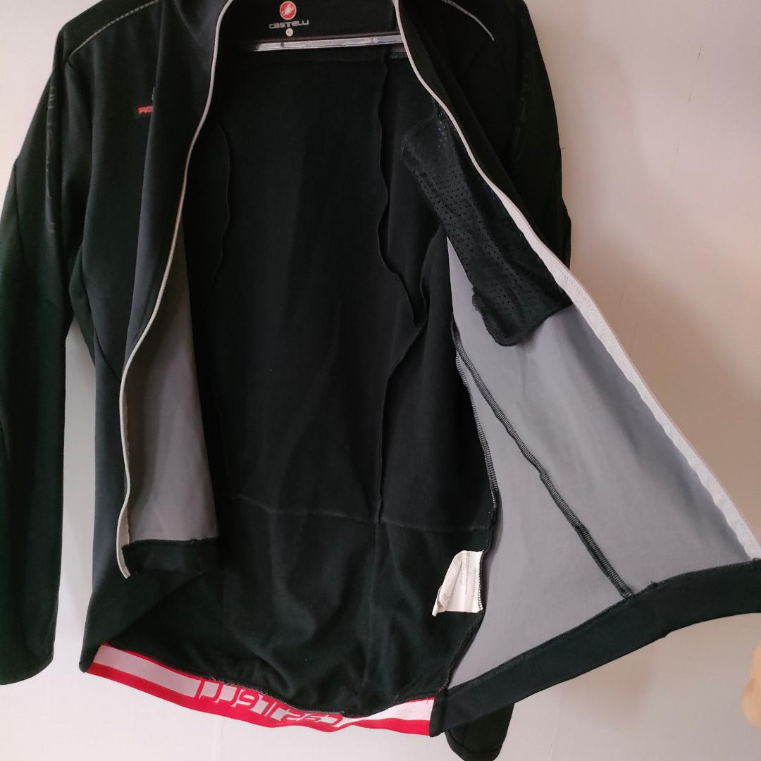 美品 CASTELLI カステリ ロッソコルサ サイクルジャケット ブルゾン