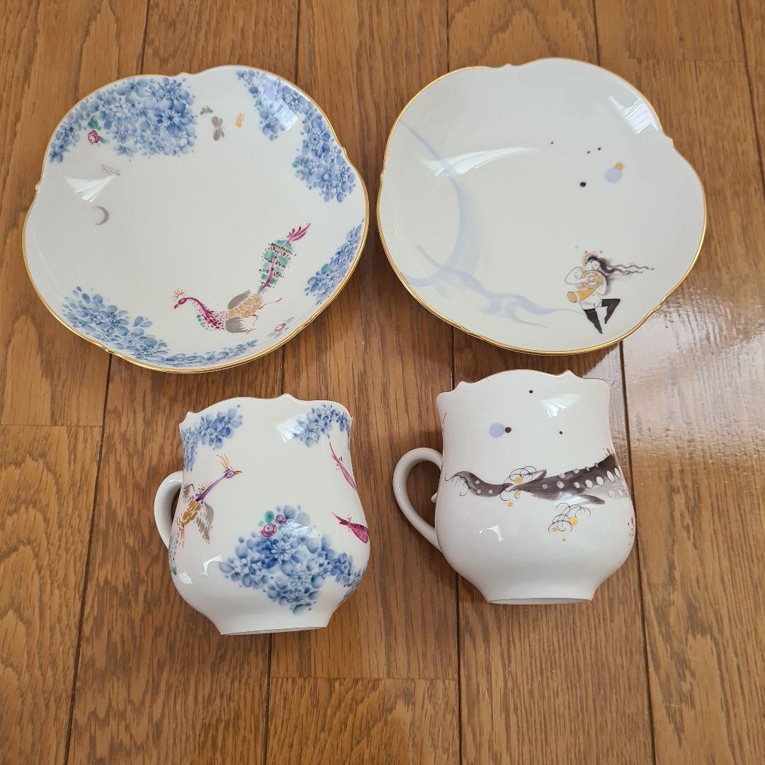 マイセン サマーナイトドリーム ドラゴンメロディー コーヒーカップ＆ソーサー