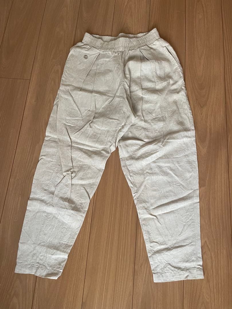 yinyang yogawearリネンファーマーズパンツ
