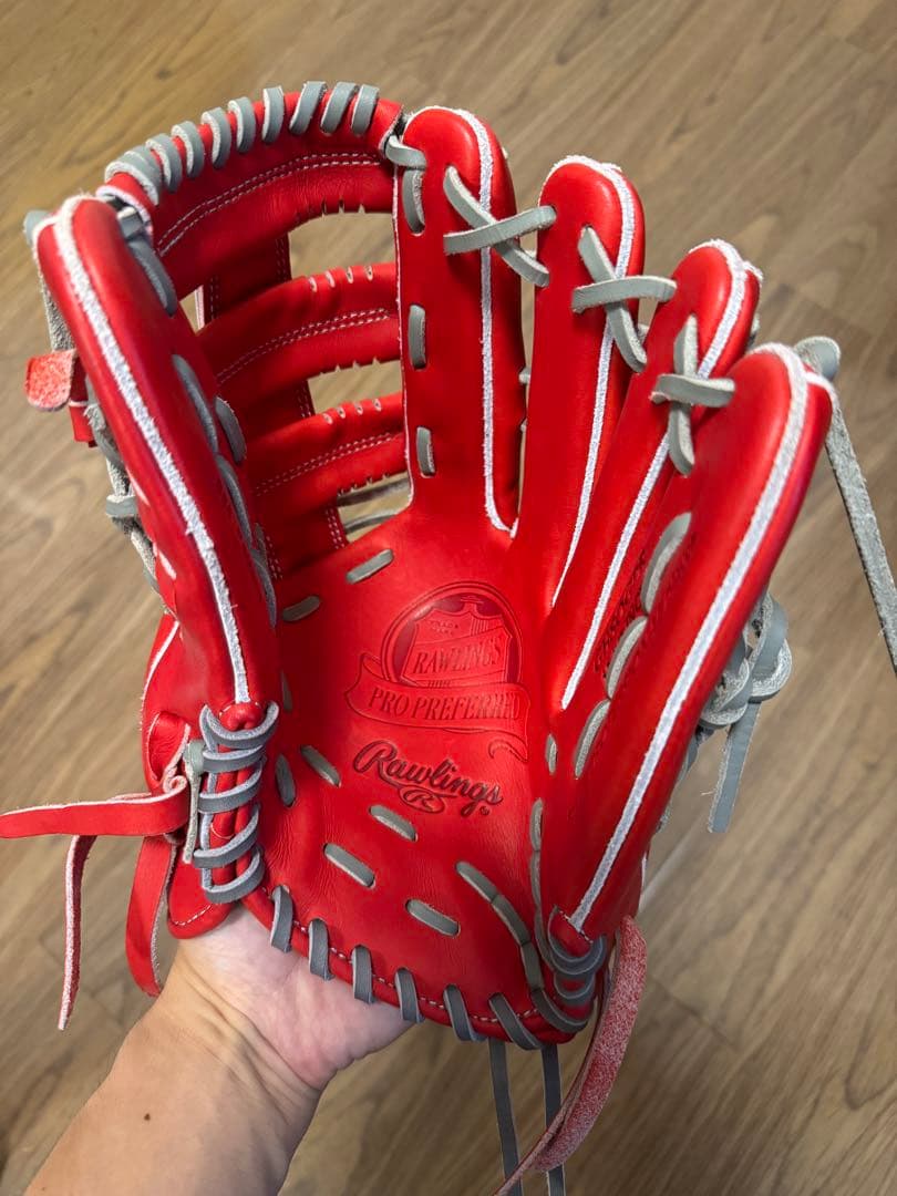 【新品未使用】オーダー Rawlings 硬式グローブ 軟式可　外野用　B88