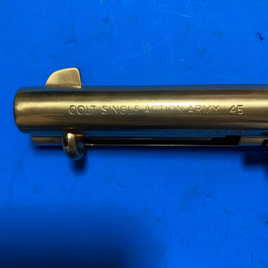 ⭕️★マルシン SAA シビリアン 22k 木製G付 SMG適合 未発火モデルガン