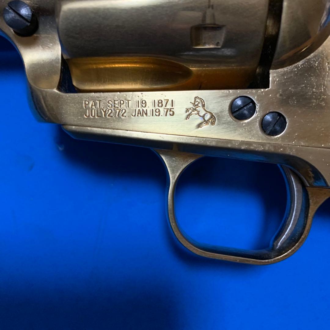 ⭕️★マルシン SAA シビリアン 22k 木製G付 SMG適合 未発火モデルガン