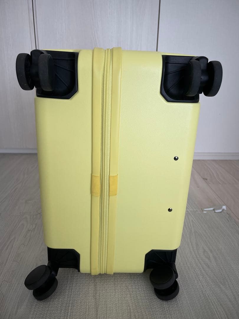 【1度のみ使用】ACE キャリーケース レモンイエロー　63L