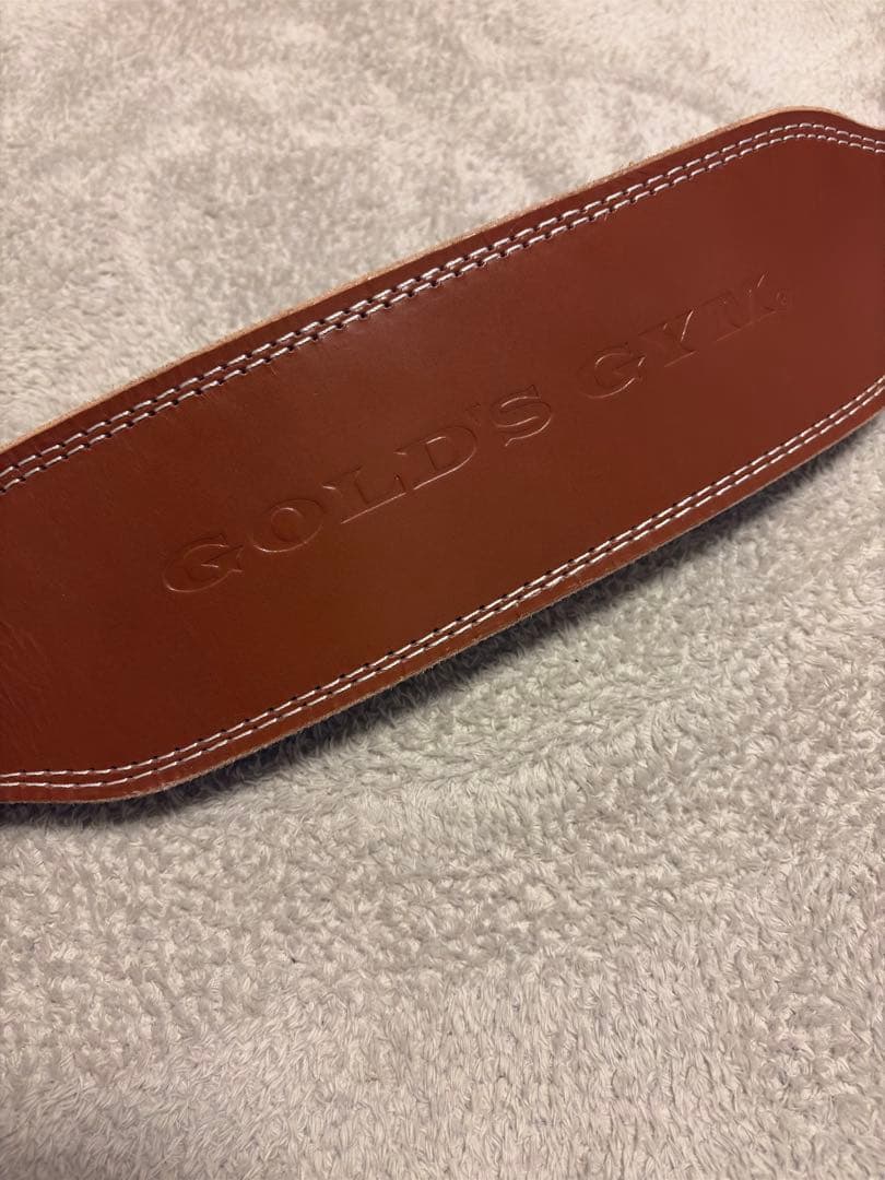 GOLD'S GYM プロレザーベルト M