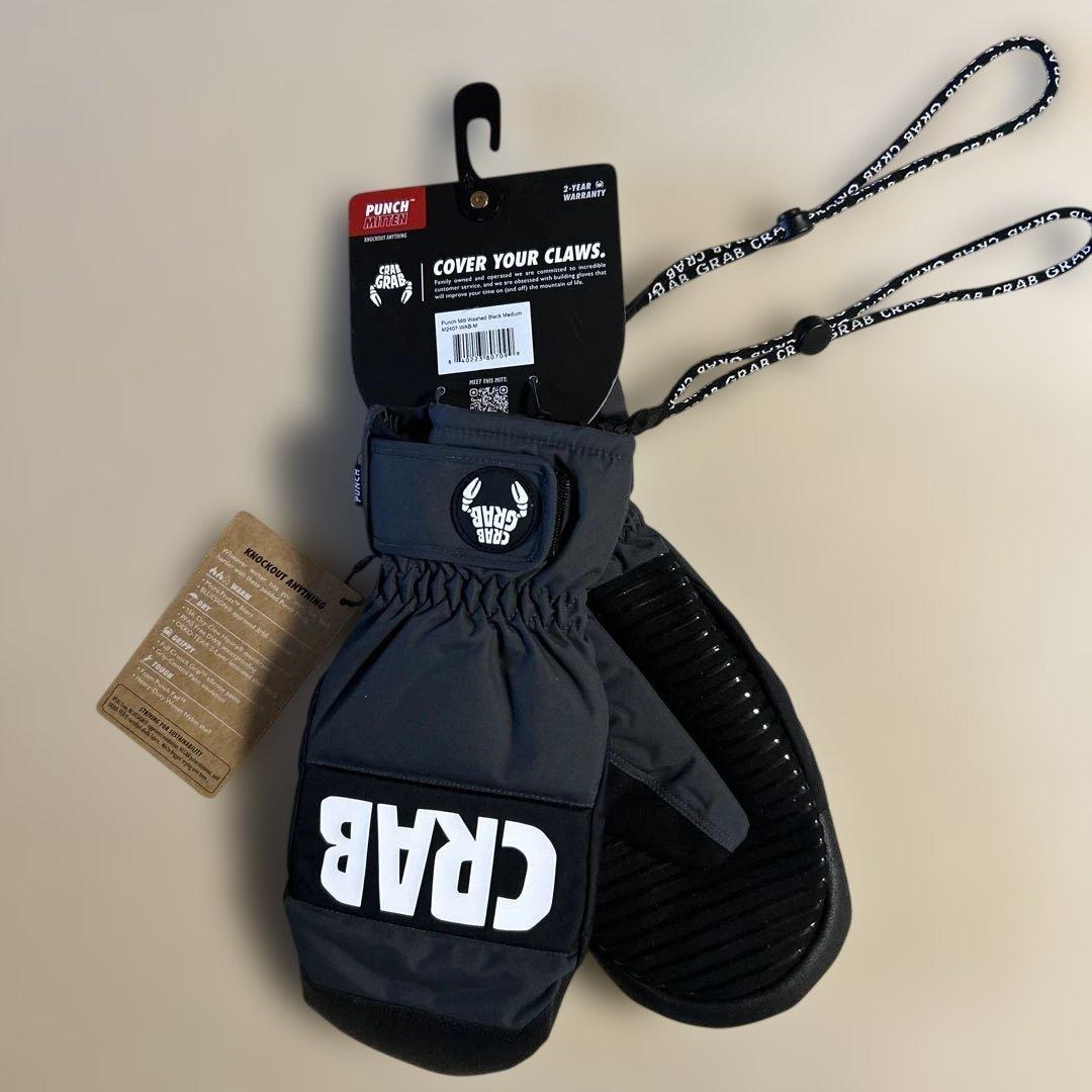 CRABGRABミトングローブPUNCHモデルBLKカラーMサイズ新品未使用
