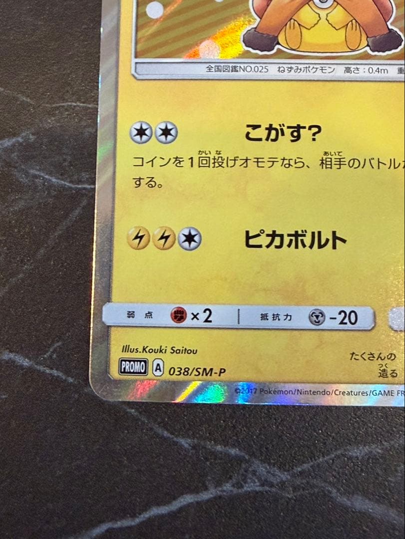 ポンチョを着たピカチュウ