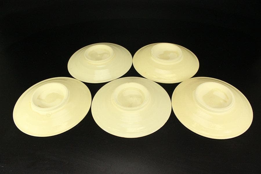 清水焼 雲錦 菓子器揃 平安晴香造 箱入 未使用 578