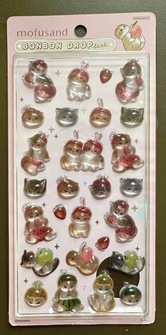 新品未使用 mofusand ボンボンドロップシール 2セット