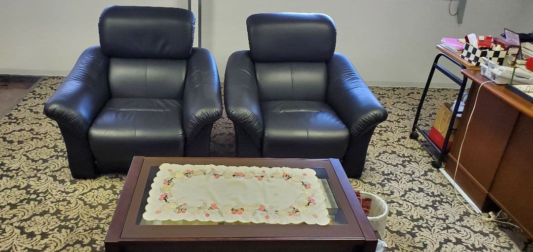 応接室セット　黒